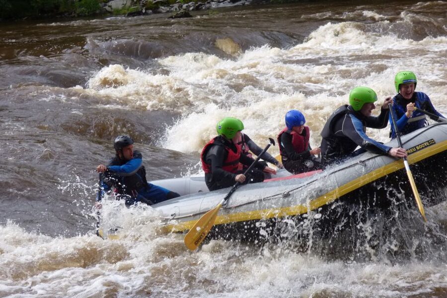 Aberfeldy: Rafting on the River Tay - What the Highland setting adds
