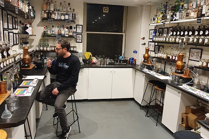 Distill a bottle of Gin on mini copper stills - Tasting, bottling, and wax sealing your creation