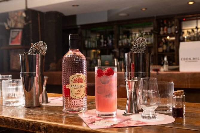 Eden Mill Edinburgh Love Gin Cocktail Masterclass - Key points at a glance