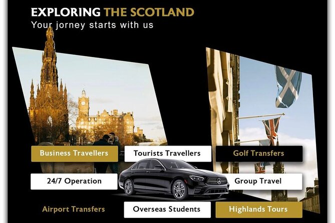 Edinburgh Airport Transfer to or Anywhere in Uk - What happens after your flight lands