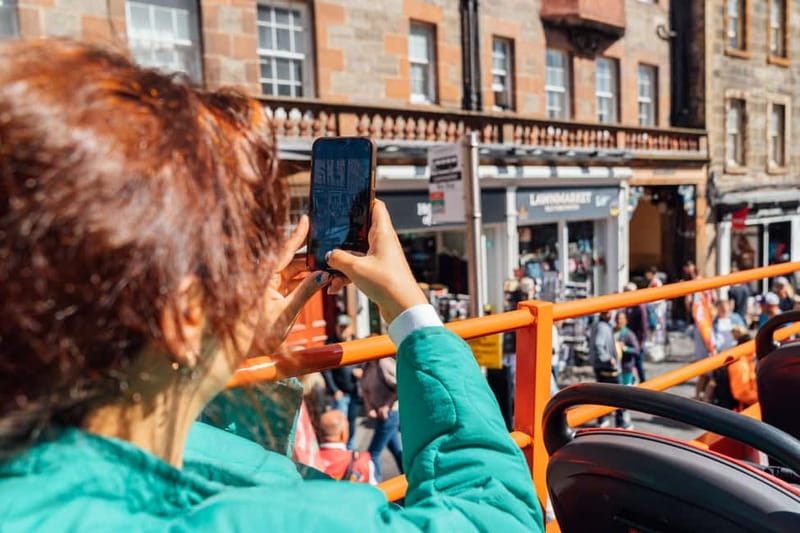 Edinburgh: Big Bus Hop-On, Hop-Off Tour by Open-Top Bus - Commentary, staff, and the view from the top deck