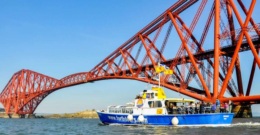 Edinburgh: 'Firth of Forth' Three Bridges Sightseeing Cruise - The Forth Bridge Photo Run