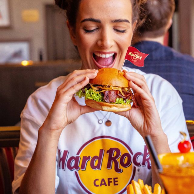 Edinburgh: Hard Rock Cafe with Set Menu for Lunch or Dinner - Value at $36 per person
