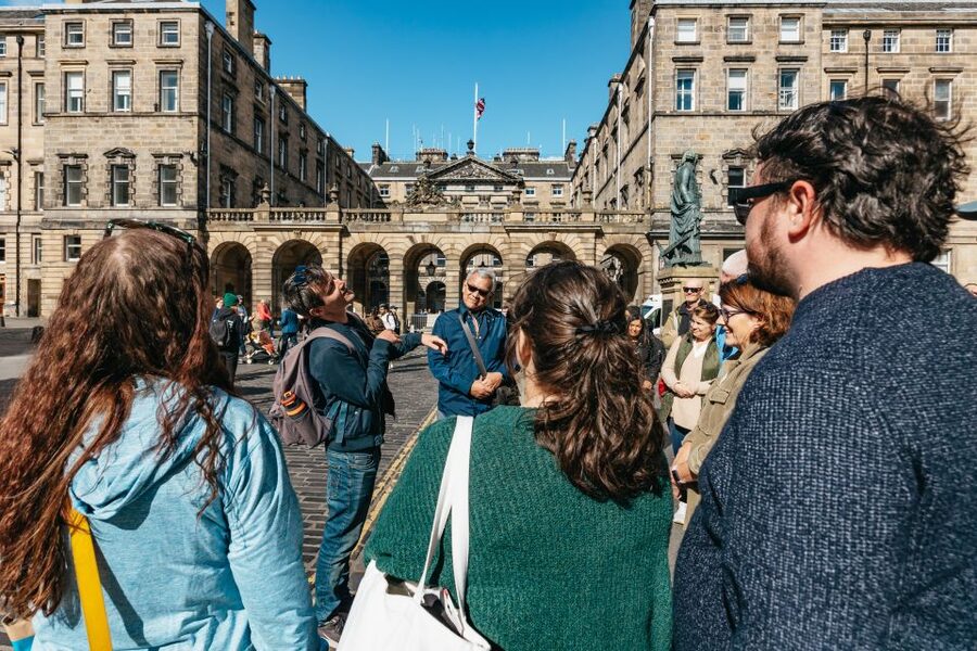 Edinburgh: Old Town History and Tales Walking Tour - Finding the meeting point near Adam Smith’s statue