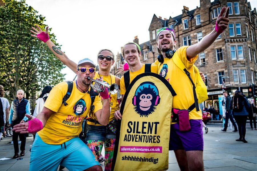 Edinburgh: Silent Disco Adventure Tour - Starting at Hunter Square