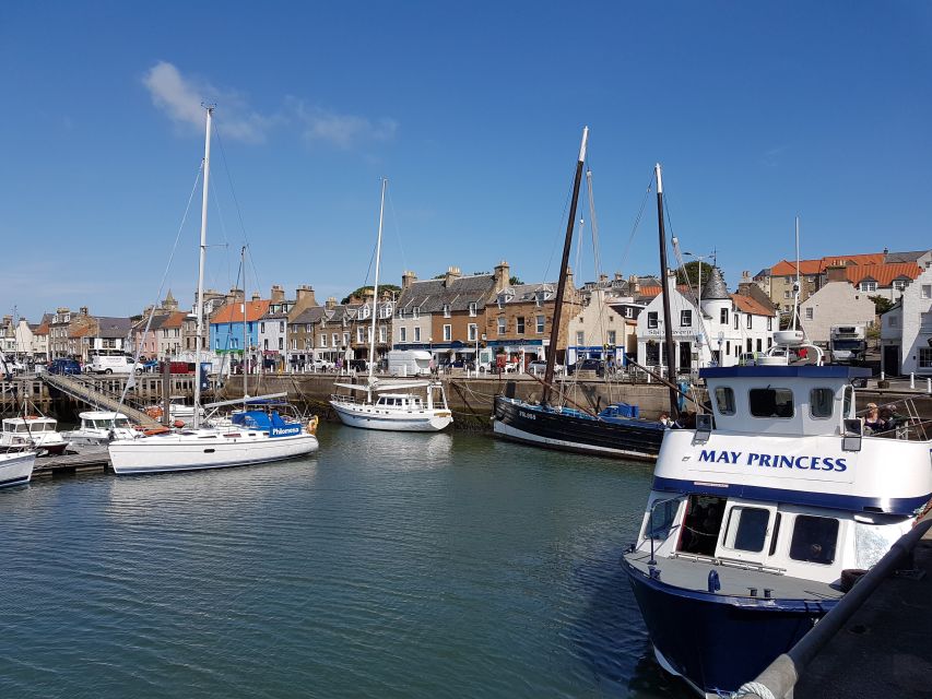 From Edinburgh: St Andrews and Fishing Villages of Fife Tour - South Queensferry and the final bridge views
