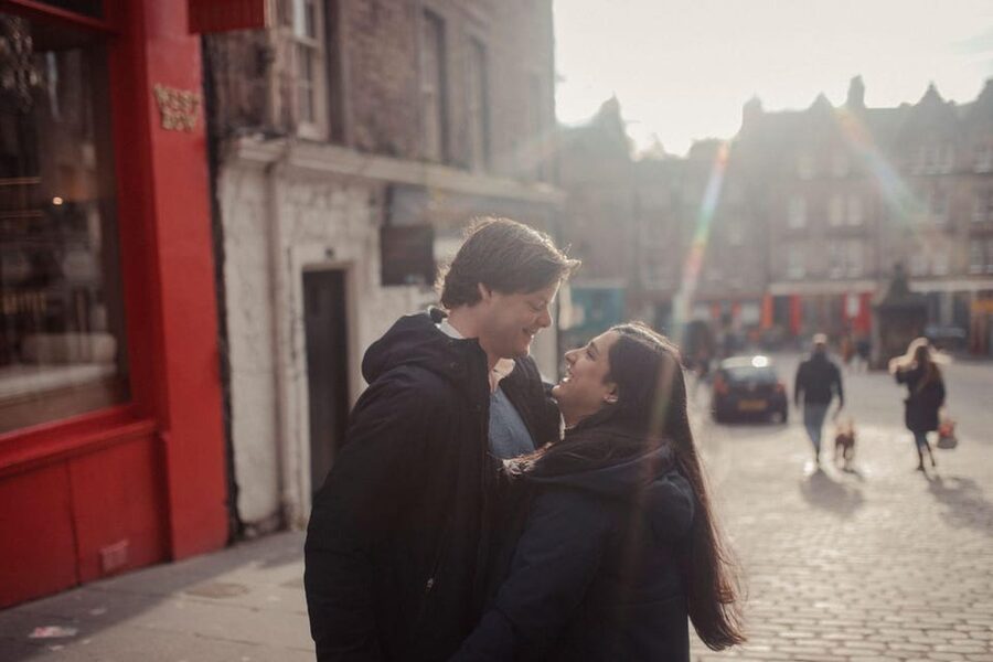 Romantic Photoshoot Experience for Couples in Edinburgh - A Private Session for Couples and Small Groups