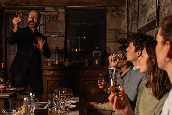 Small Group Edinburgh Whisky Tour and Tasting - Entering Megget’s Cellar for the main event