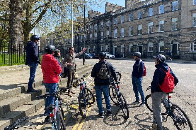 Stunning Edinburgh E-bike Tour max 10 people small group - Dean Village, a quieter side of Edinburgh